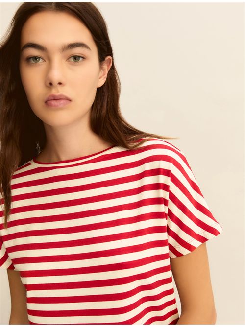 T-shirt in jersey stretch - ROSSO EMME MARELLA | EMMFERVIDA280/013